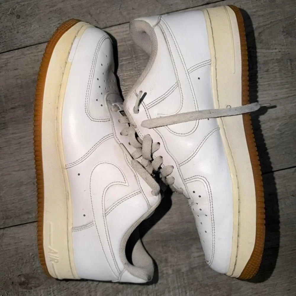 Nike Air Force 1 white trainers men‎  size 9.5